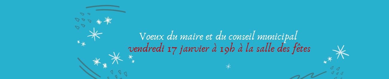 voeux du maire et du CM