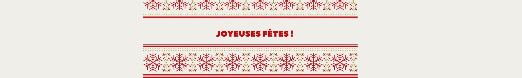 Joyeuses fêtes