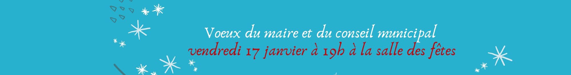 voeux du maire et du CM