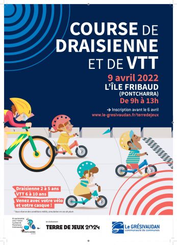 Visuel Course draisienne et VTT 