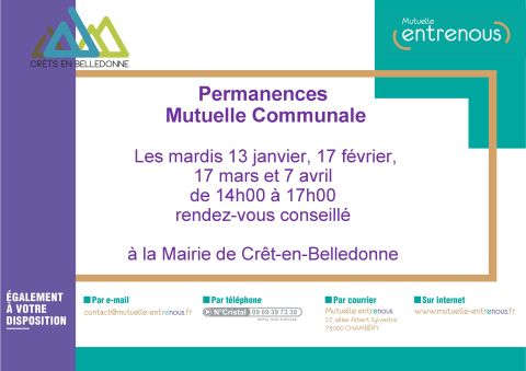 Nouvelles permanences Mutuelle