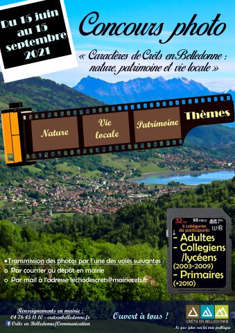 Affiche concours photos 2021