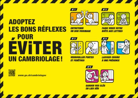 EN PERIODE ESTIVALE RISQUE DE CAMBRIOLAGE SOYEZ VIGILANT!