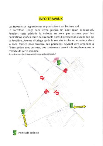 INFO TRAVAUX GRANDE RUE