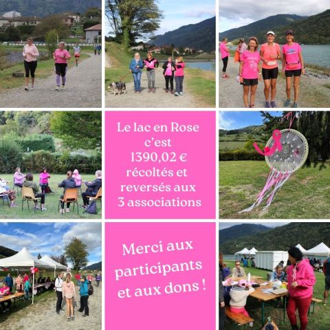 Retour sur le lac en Rose /merci !