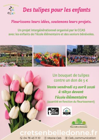 tulipes pour les enfants