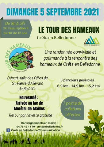 Affiche du Tour des hameaux 2021