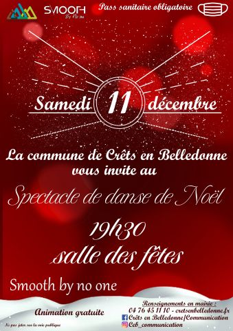 spectacle de danse de Noël