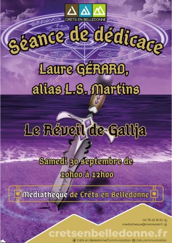 Dédicace avec Laure Gérard alias L.S. Martins