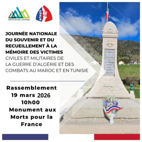 Commémoration du 19 mars 2026