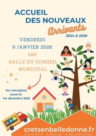 Accueil des nouveaux arrivants 2026