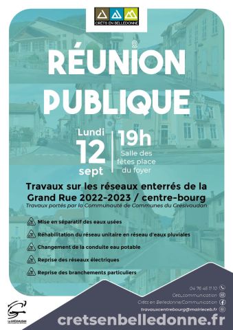réunion publique