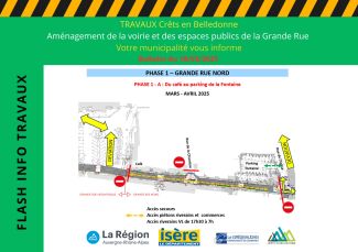 Info flash travaux Grande rue