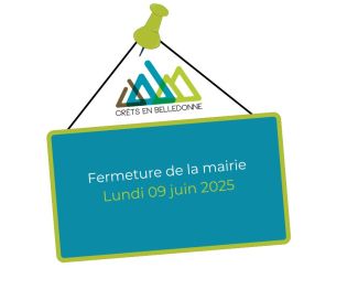 Fermeture de la mairie