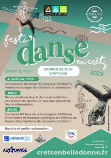 Flyer Festi'danse en Crêts