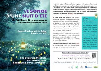 Flyer Songe d'une nuit d'été