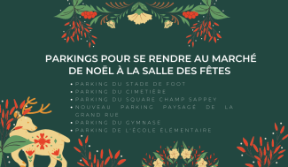 Parkings disponibles pour le marché de Noël