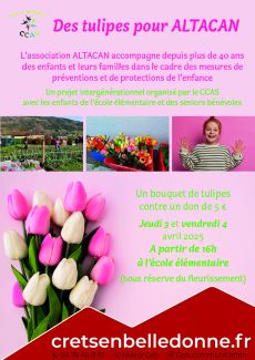 Des tulipes pour ALTACAN