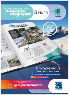 Visuel Le Grésivaudan vous ouvre les pages de son magazine G L’info!