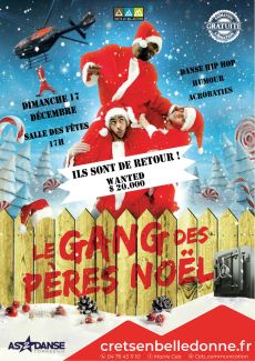Spectacle Le gang des Pères Noël