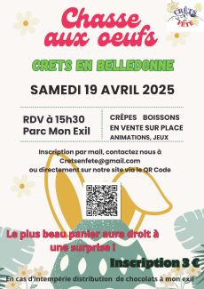 Chasse aux oeufs à la villa Mon exil