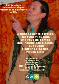 contes à la médiathèque de Crêts en Belledonne 25 nov 2022