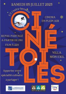 Visuel Cinétoiles 4 juillet 2025 à Crêts en Belledonne