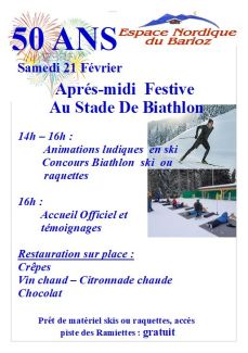  L’Espace Nordique du Barioz fête ses 50 ans 